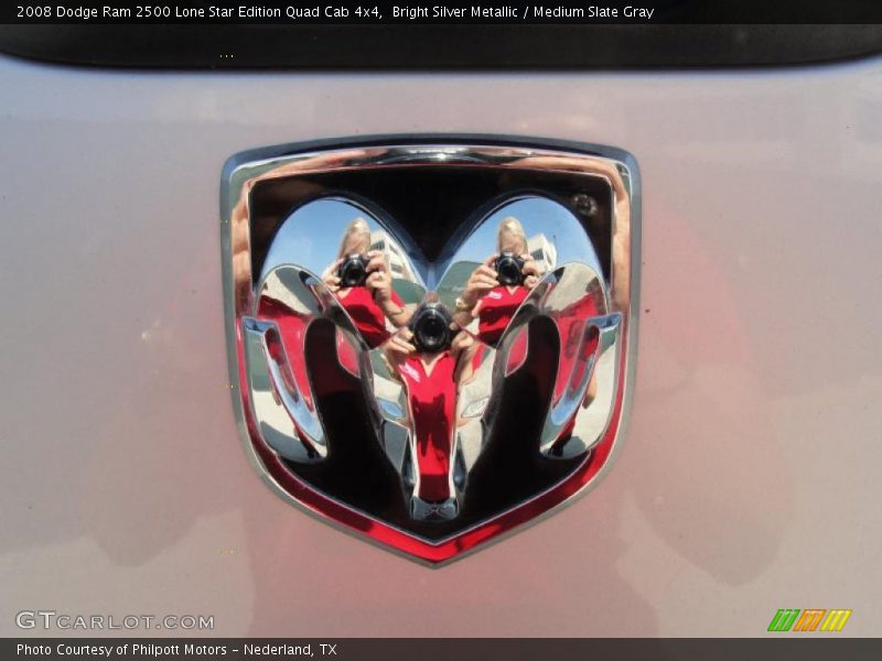 Bright Silver Metallic / Medium Slate Gray 2008 Dodge Ram 2500 Lone Star Edition Quad Cab 4x4