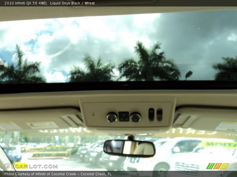 Liquid Onyx Black / Wheat 2010 Infiniti QX 56 4WD