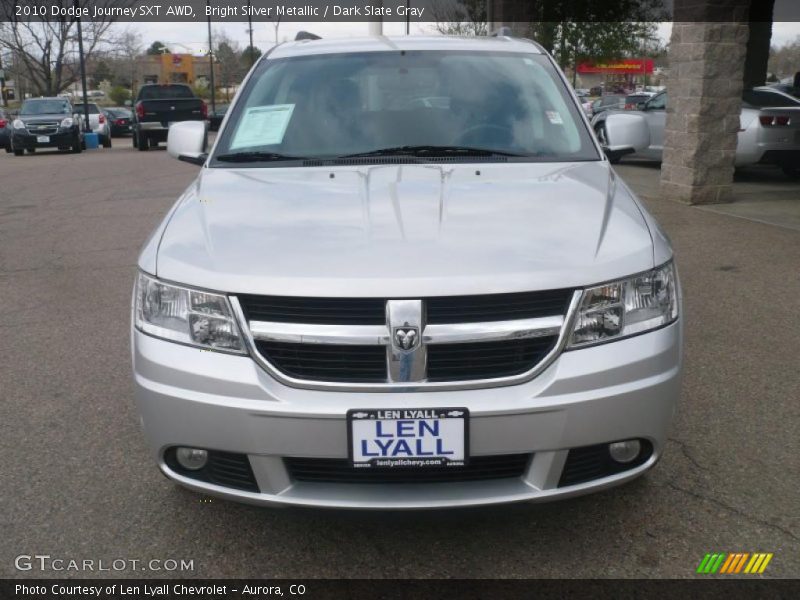 Bright Silver Metallic / Dark Slate Gray 2010 Dodge Journey SXT AWD