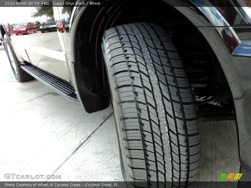 Liquid Onyx Black / Wheat 2010 Infiniti QX 56 4WD