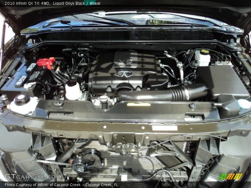 Liquid Onyx Black / Wheat 2010 Infiniti QX 56 4WD