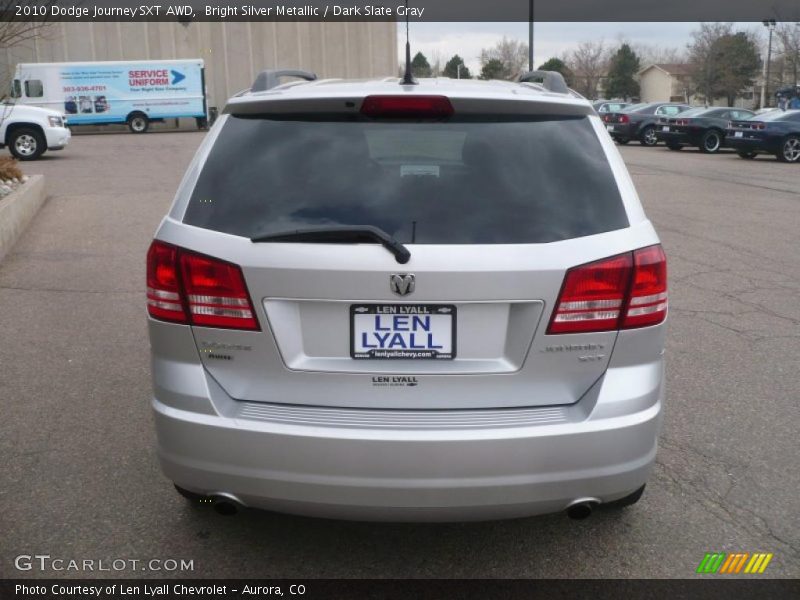 Bright Silver Metallic / Dark Slate Gray 2010 Dodge Journey SXT AWD