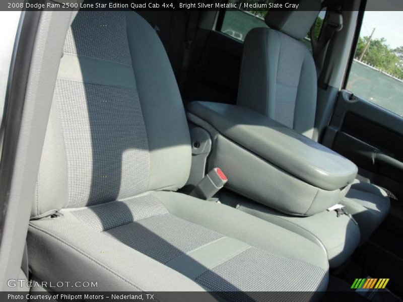Bright Silver Metallic / Medium Slate Gray 2008 Dodge Ram 2500 Lone Star Edition Quad Cab 4x4