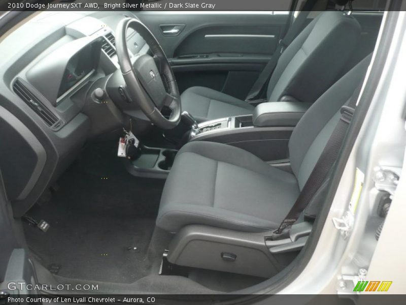 Bright Silver Metallic / Dark Slate Gray 2010 Dodge Journey SXT AWD