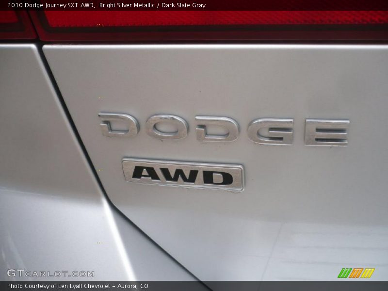 Bright Silver Metallic / Dark Slate Gray 2010 Dodge Journey SXT AWD