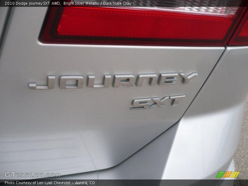 Bright Silver Metallic / Dark Slate Gray 2010 Dodge Journey SXT AWD