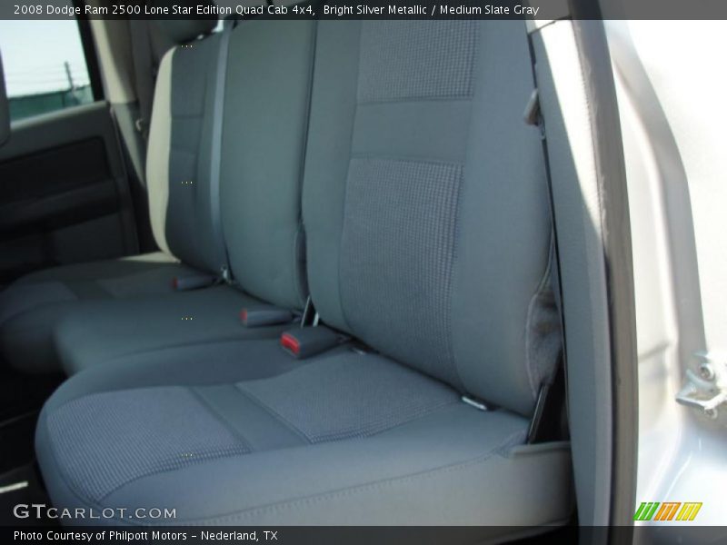 Bright Silver Metallic / Medium Slate Gray 2008 Dodge Ram 2500 Lone Star Edition Quad Cab 4x4