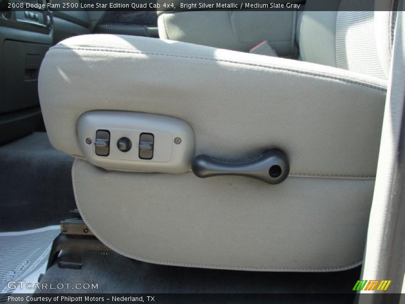 Bright Silver Metallic / Medium Slate Gray 2008 Dodge Ram 2500 Lone Star Edition Quad Cab 4x4