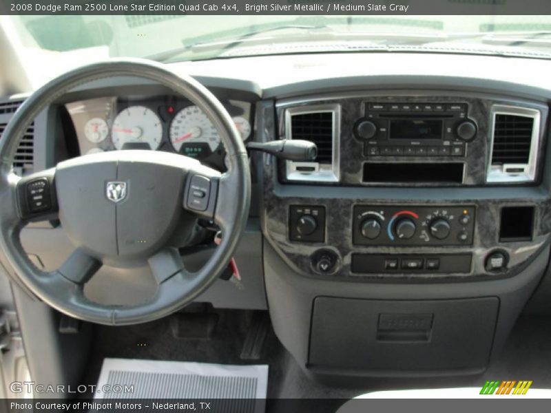 Bright Silver Metallic / Medium Slate Gray 2008 Dodge Ram 2500 Lone Star Edition Quad Cab 4x4