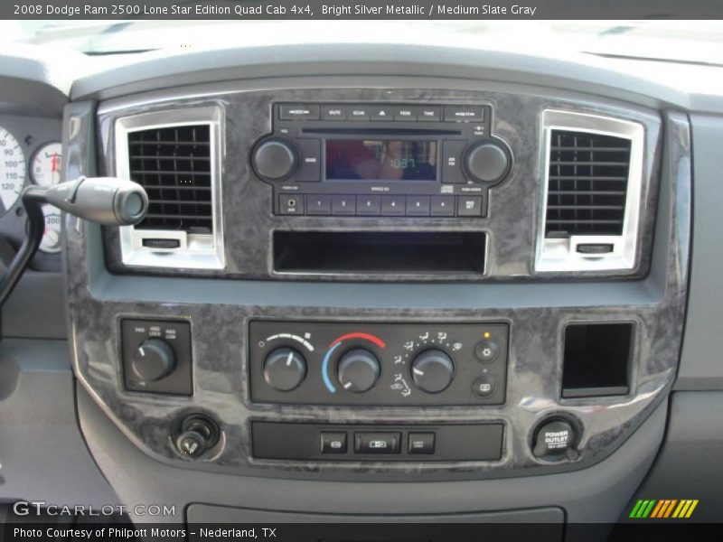 Bright Silver Metallic / Medium Slate Gray 2008 Dodge Ram 2500 Lone Star Edition Quad Cab 4x4