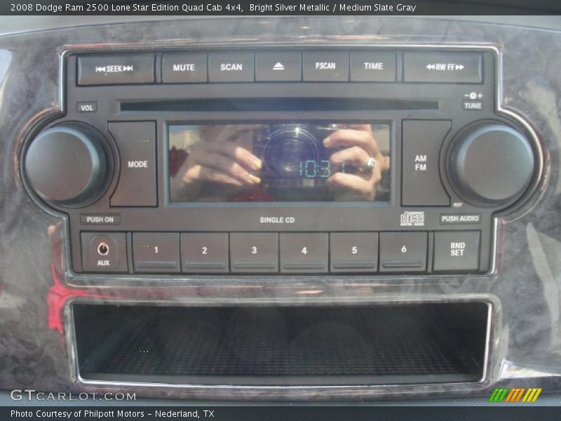 Bright Silver Metallic / Medium Slate Gray 2008 Dodge Ram 2500 Lone Star Edition Quad Cab 4x4