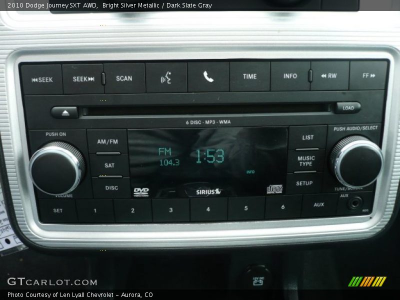 Bright Silver Metallic / Dark Slate Gray 2010 Dodge Journey SXT AWD