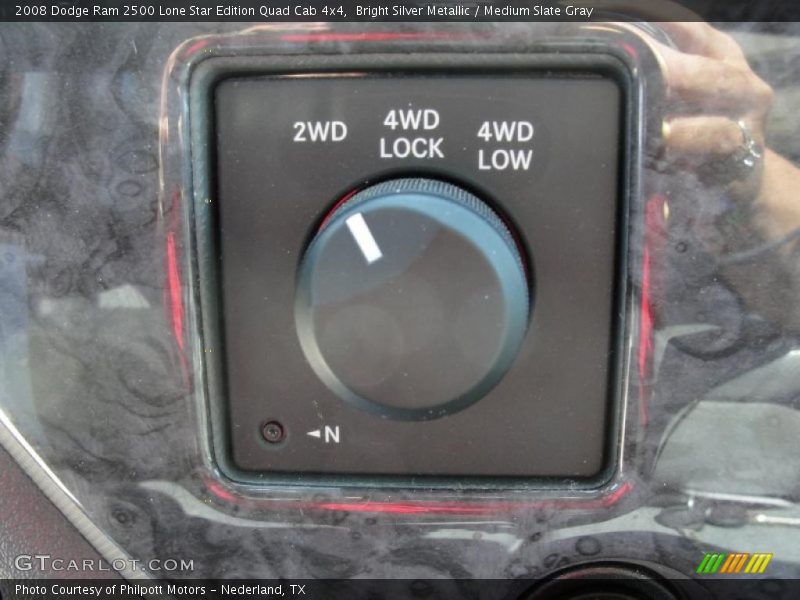 Bright Silver Metallic / Medium Slate Gray 2008 Dodge Ram 2500 Lone Star Edition Quad Cab 4x4