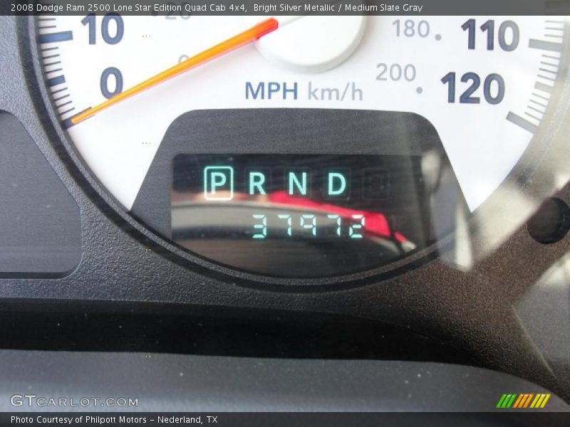 Bright Silver Metallic / Medium Slate Gray 2008 Dodge Ram 2500 Lone Star Edition Quad Cab 4x4