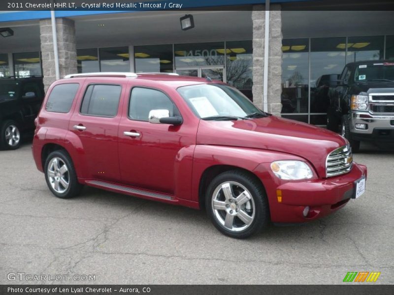 Crystal Red Metallic Tintcoat / Gray 2011 Chevrolet HHR LT