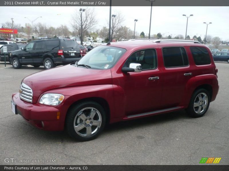 Crystal Red Metallic Tintcoat / Gray 2011 Chevrolet HHR LT
