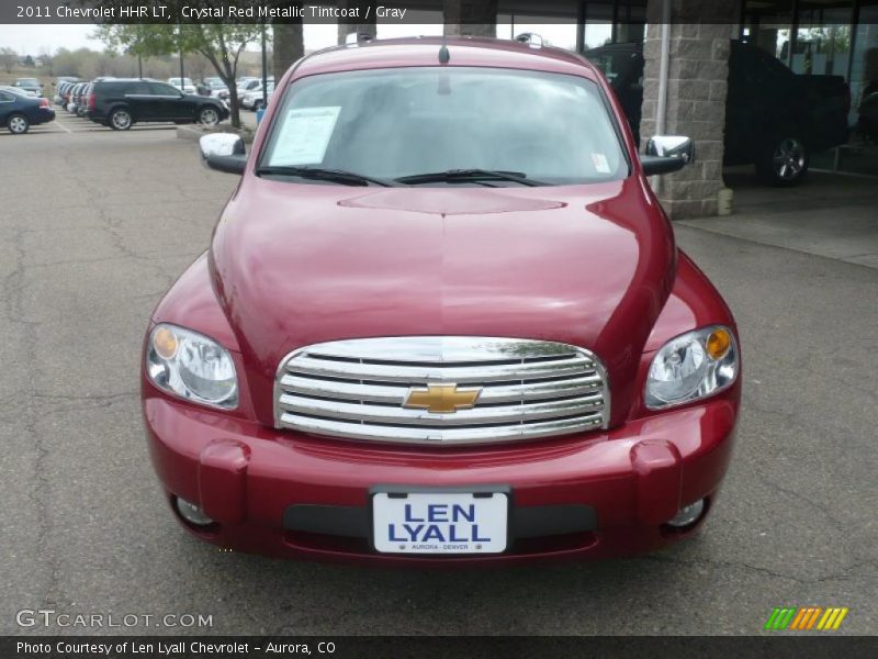 Crystal Red Metallic Tintcoat / Gray 2011 Chevrolet HHR LT