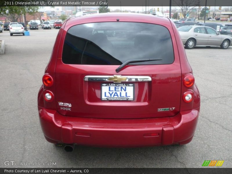 Crystal Red Metallic Tintcoat / Gray 2011 Chevrolet HHR LT