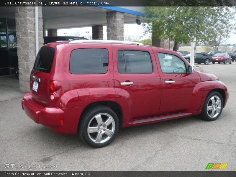Crystal Red Metallic Tintcoat / Gray 2011 Chevrolet HHR LT
