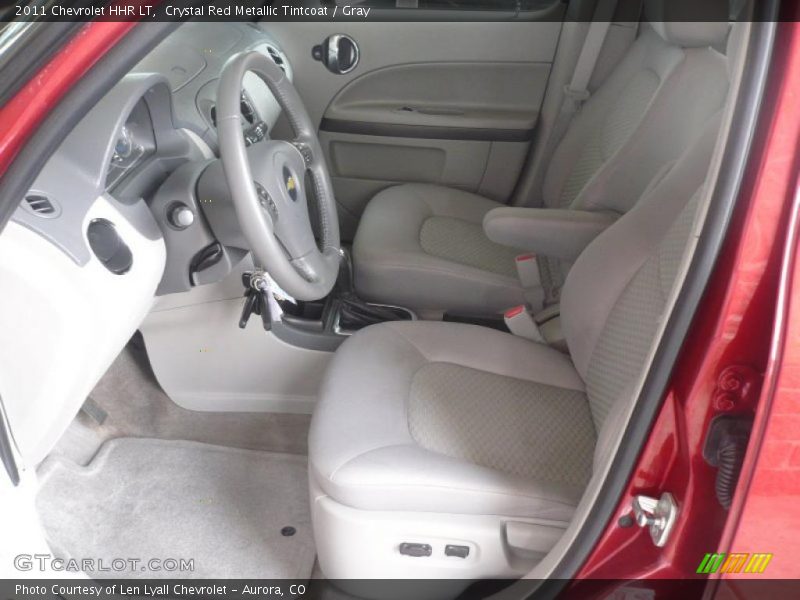 Crystal Red Metallic Tintcoat / Gray 2011 Chevrolet HHR LT