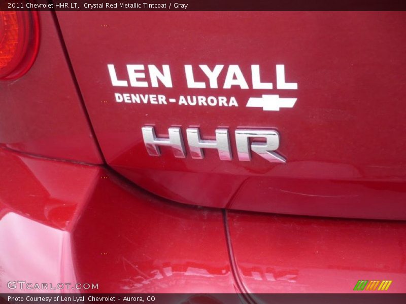 Crystal Red Metallic Tintcoat / Gray 2011 Chevrolet HHR LT