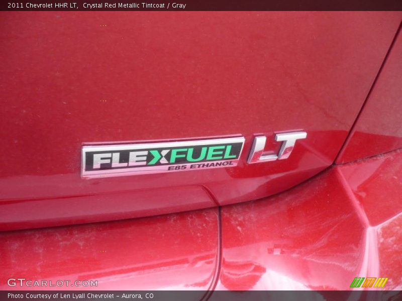 Crystal Red Metallic Tintcoat / Gray 2011 Chevrolet HHR LT