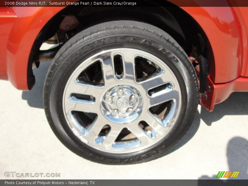Sunburst Orange Pearl / Dark Slate Gray/Orange 2008 Dodge Nitro R/T