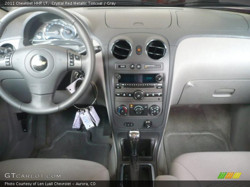 Crystal Red Metallic Tintcoat / Gray 2011 Chevrolet HHR LT