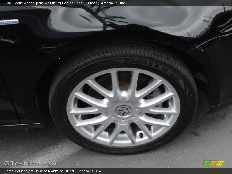 Black / Anthracite Black 2008 Volkswagen Jetta Wolfsburg Edition Sedan