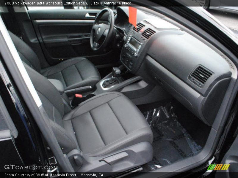 Black / Anthracite Black 2008 Volkswagen Jetta Wolfsburg Edition Sedan