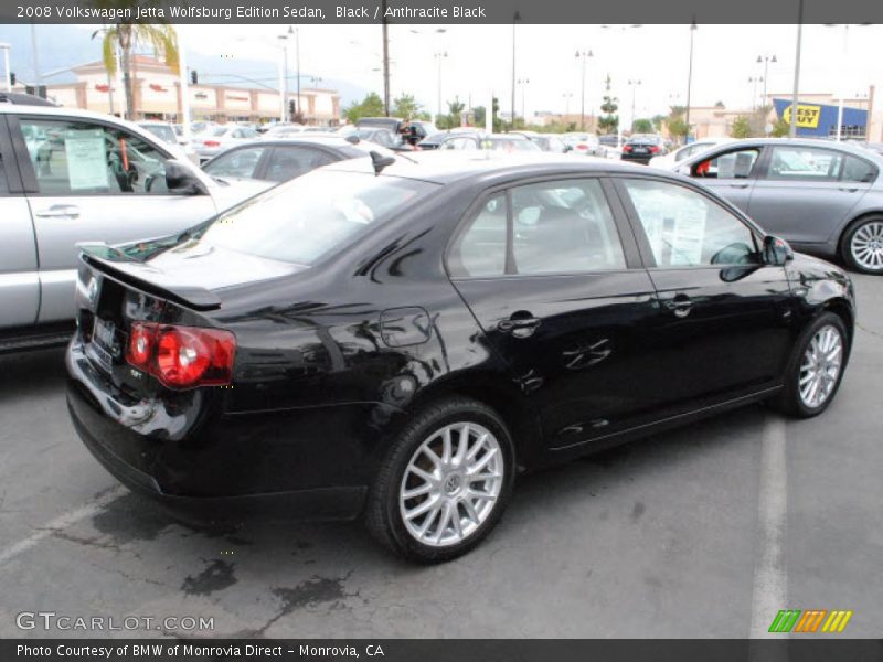 Black / Anthracite Black 2008 Volkswagen Jetta Wolfsburg Edition Sedan