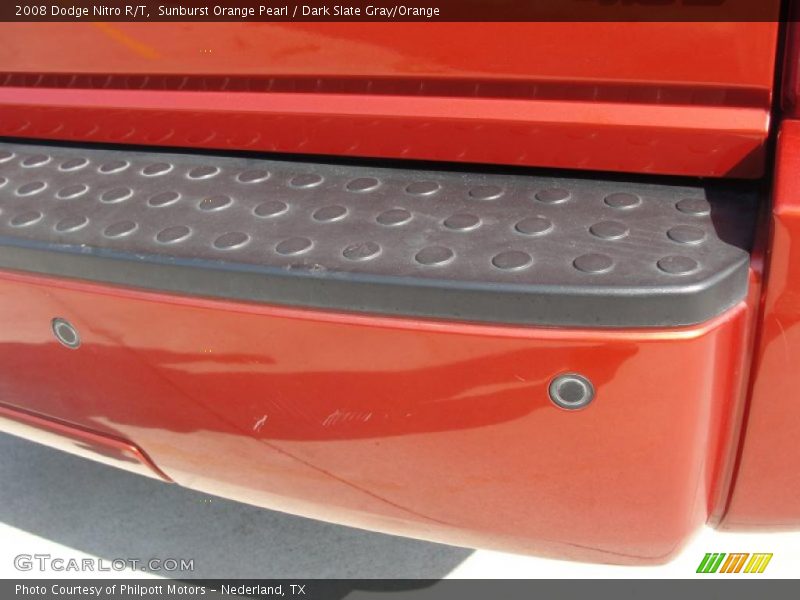 Sunburst Orange Pearl / Dark Slate Gray/Orange 2008 Dodge Nitro R/T