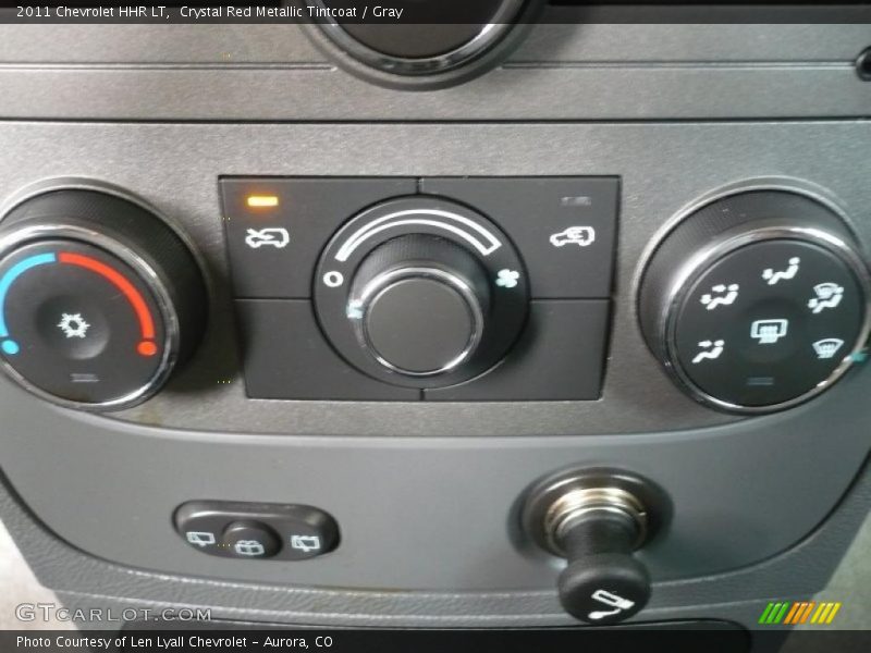 Crystal Red Metallic Tintcoat / Gray 2011 Chevrolet HHR LT
