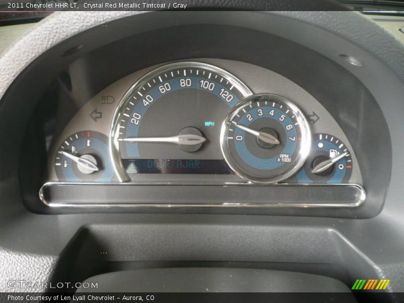 Crystal Red Metallic Tintcoat / Gray 2011 Chevrolet HHR LT