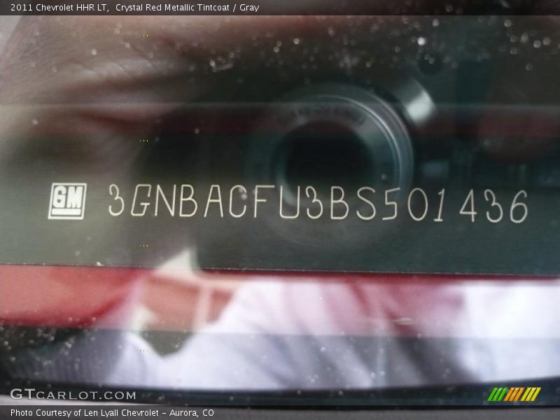 Crystal Red Metallic Tintcoat / Gray 2011 Chevrolet HHR LT