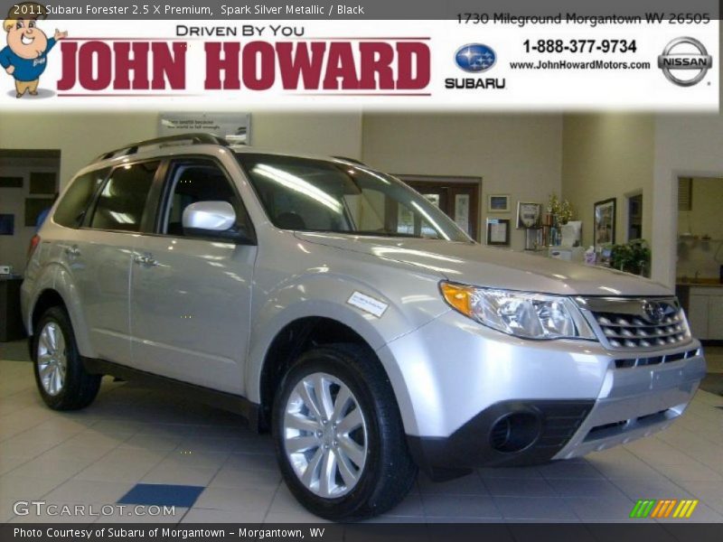 Spark Silver Metallic / Black 2011 Subaru Forester 2.5 X Premium