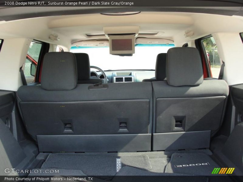 Sunburst Orange Pearl / Dark Slate Gray/Orange 2008 Dodge Nitro R/T