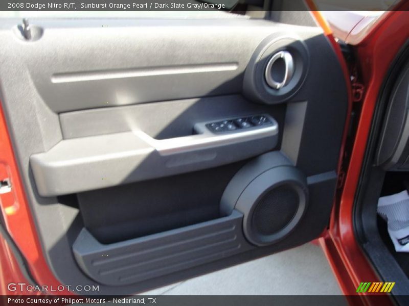 Sunburst Orange Pearl / Dark Slate Gray/Orange 2008 Dodge Nitro R/T