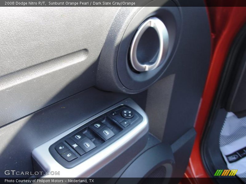 Sunburst Orange Pearl / Dark Slate Gray/Orange 2008 Dodge Nitro R/T