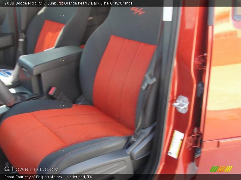  2008 Nitro R/T Dark Slate Gray/Orange Interior