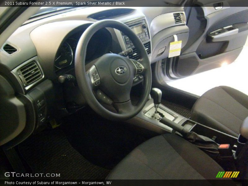 Spark Silver Metallic / Black 2011 Subaru Forester 2.5 X Premium