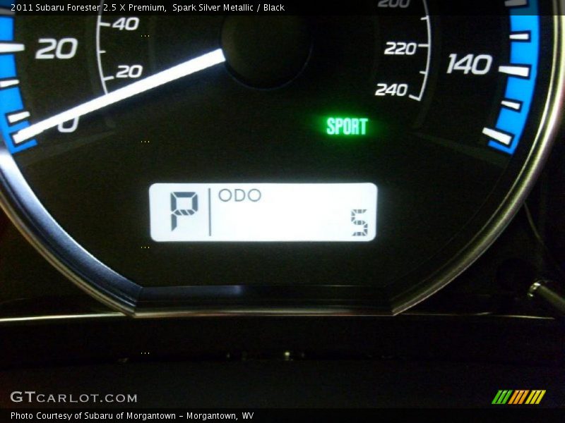 Spark Silver Metallic / Black 2011 Subaru Forester 2.5 X Premium