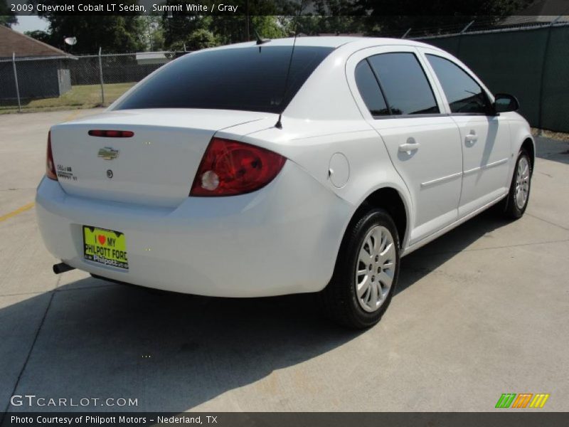 Summit White / Gray 2009 Chevrolet Cobalt LT Sedan