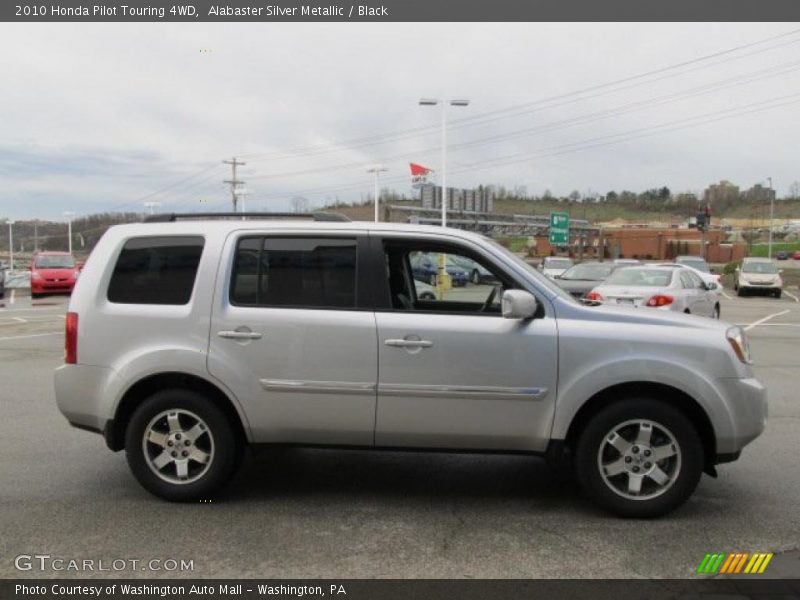 Alabaster Silver Metallic / Black 2010 Honda Pilot Touring 4WD