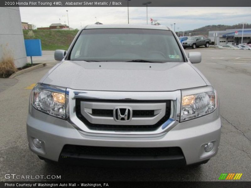 Alabaster Silver Metallic / Black 2010 Honda Pilot Touring 4WD