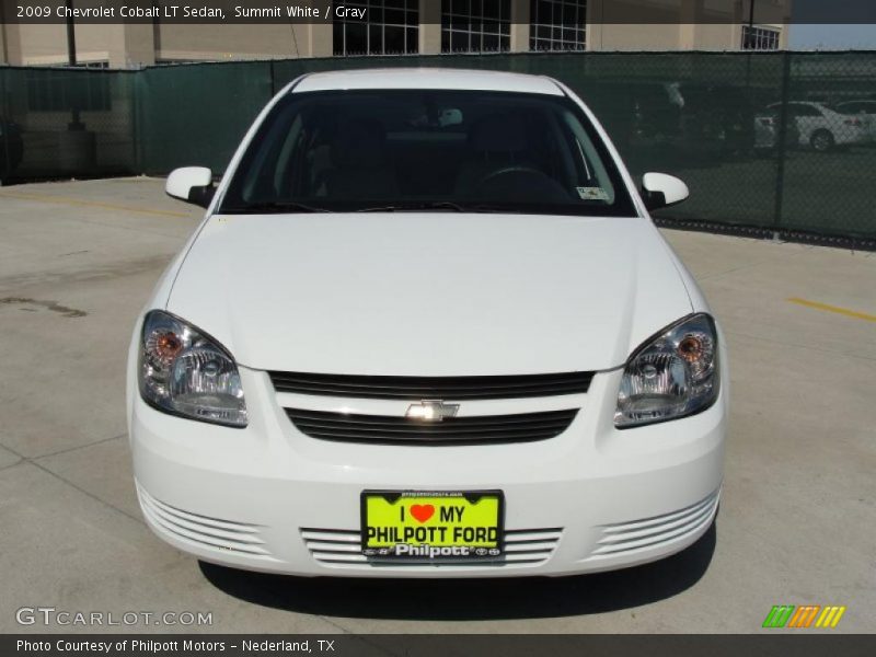 Summit White / Gray 2009 Chevrolet Cobalt LT Sedan