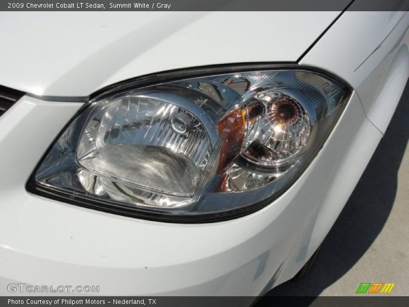 Summit White / Gray 2009 Chevrolet Cobalt LT Sedan