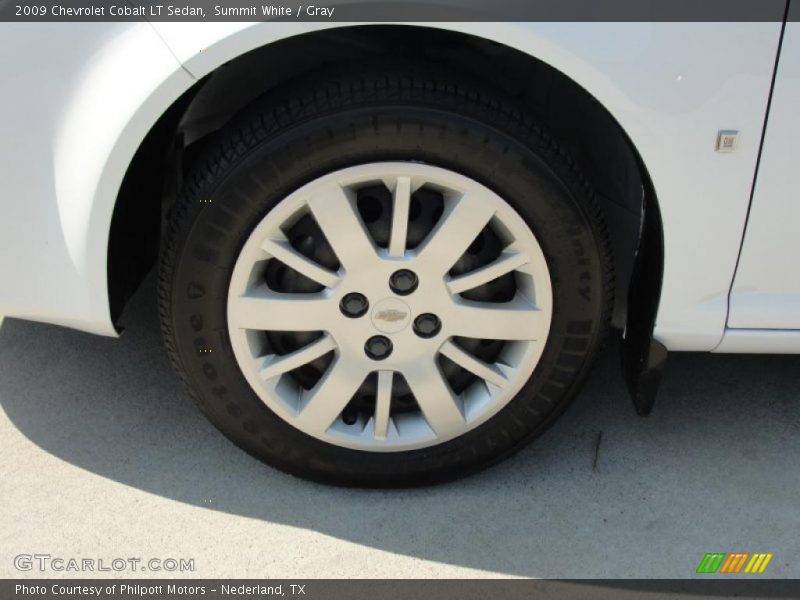 Summit White / Gray 2009 Chevrolet Cobalt LT Sedan