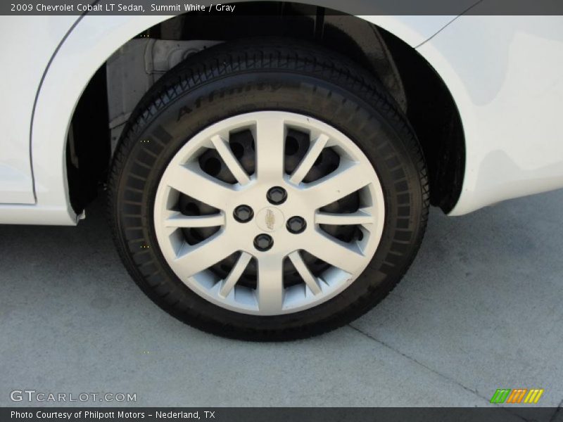 Summit White / Gray 2009 Chevrolet Cobalt LT Sedan