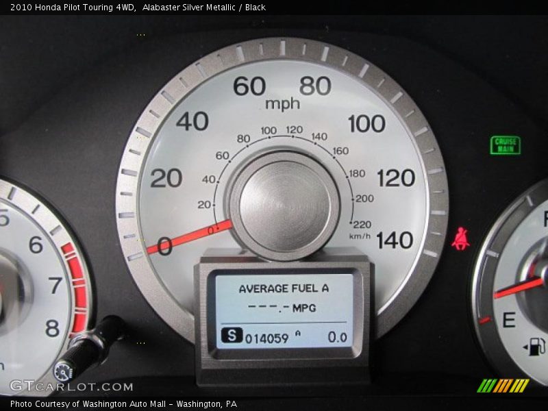 Alabaster Silver Metallic / Black 2010 Honda Pilot Touring 4WD
